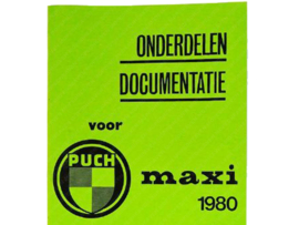 Onderdelen Documentatie Boek A5 Nederlands Puch Maxi 1980
