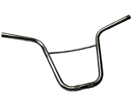 Stuur met spijl chroom 22mm universeel