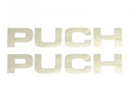 Aufklebersatz Puch (Chrom)