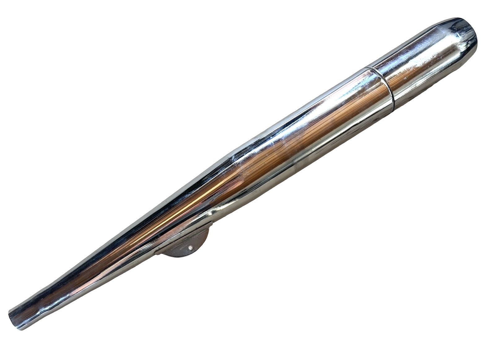 Auspuff Krümmer RS Zigarre Chrom 70mm Puch Maxi