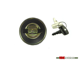 Fuel cap banjonet with lock (Black)