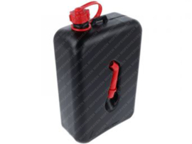 Fuel Jerrycan Black / Red with Spout 2 Liter