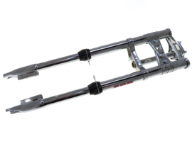 EBR Voorvork lang 65cm upside down 28mm chroom Puch Maxi