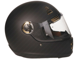 Helm Integral Retro MT Jarama SV Solid Matt Schwarz - Gold
