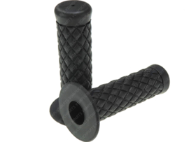 Handle grips set 22mm - 24mm 124mm Black Retro Dama Universal