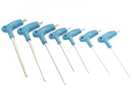 Allen key T-Handle Tool set Blue 7-Pieces