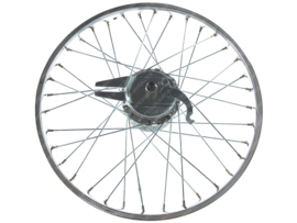 Spoke wheel 17 Inch 1.20 Chrome Rear wheel A-Qaulity! Puch Maxi N / K