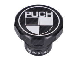 Tankdop 30mm Met Puch logo Zwart Top-Kwaliteit! Puch Maxi