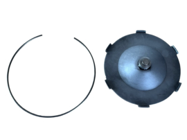 Druckplatte + Sicherungsring Kupplung Anrollmotor Puch e50