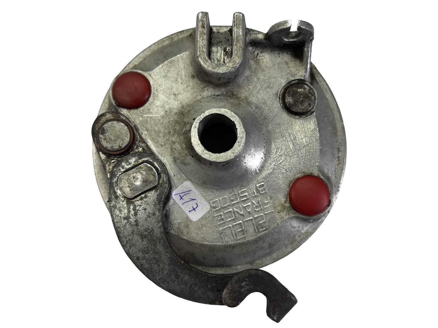 Remankerplaat voorwiel stervelg / spaakvelg Puch Maxi S / N