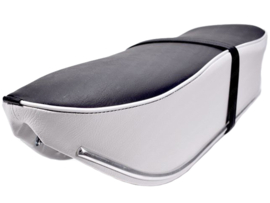 Buddyseat Zadel Zwart - Wit Puch DS50