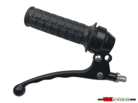 Handle set throttle lever right black A-Qaulity with brake light Lusito