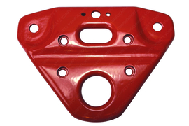 Gabelbrücke Gabel Pulverbeschichtet Rot (RAL 3020) Original! Puch Maxi S