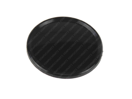 Speedometer hole cover plate black 48mm Puch Maxi