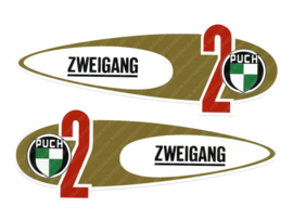 Tank Aufkleber Satz Zweigang Puch VS50