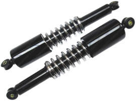 Shock absorber set Black / Chrome 350mm Puch Monza / Grand Prix