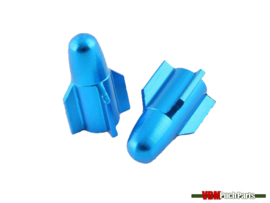 Valve Caps set Rocket (Blue)