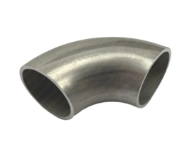 Bogen Einlaß Ansaugstutzen 30mm 90° Grad Edelstahl Puch Maxi