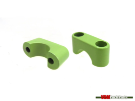 Stuurklem set groen (30mm)