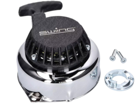 Trekstarter set Plug & Play Chroom / Zwart Swiing Puch e50