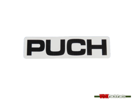Universele sticker Puch (Zwart/Wit)