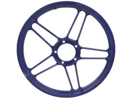 5 Star Alloy Cast Wheel 17 Inch Powdercoated Blue with Flakes! 17 x 1.35 Puch Maxi