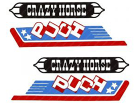 Aufkleber Satz Puch Crazy Horse