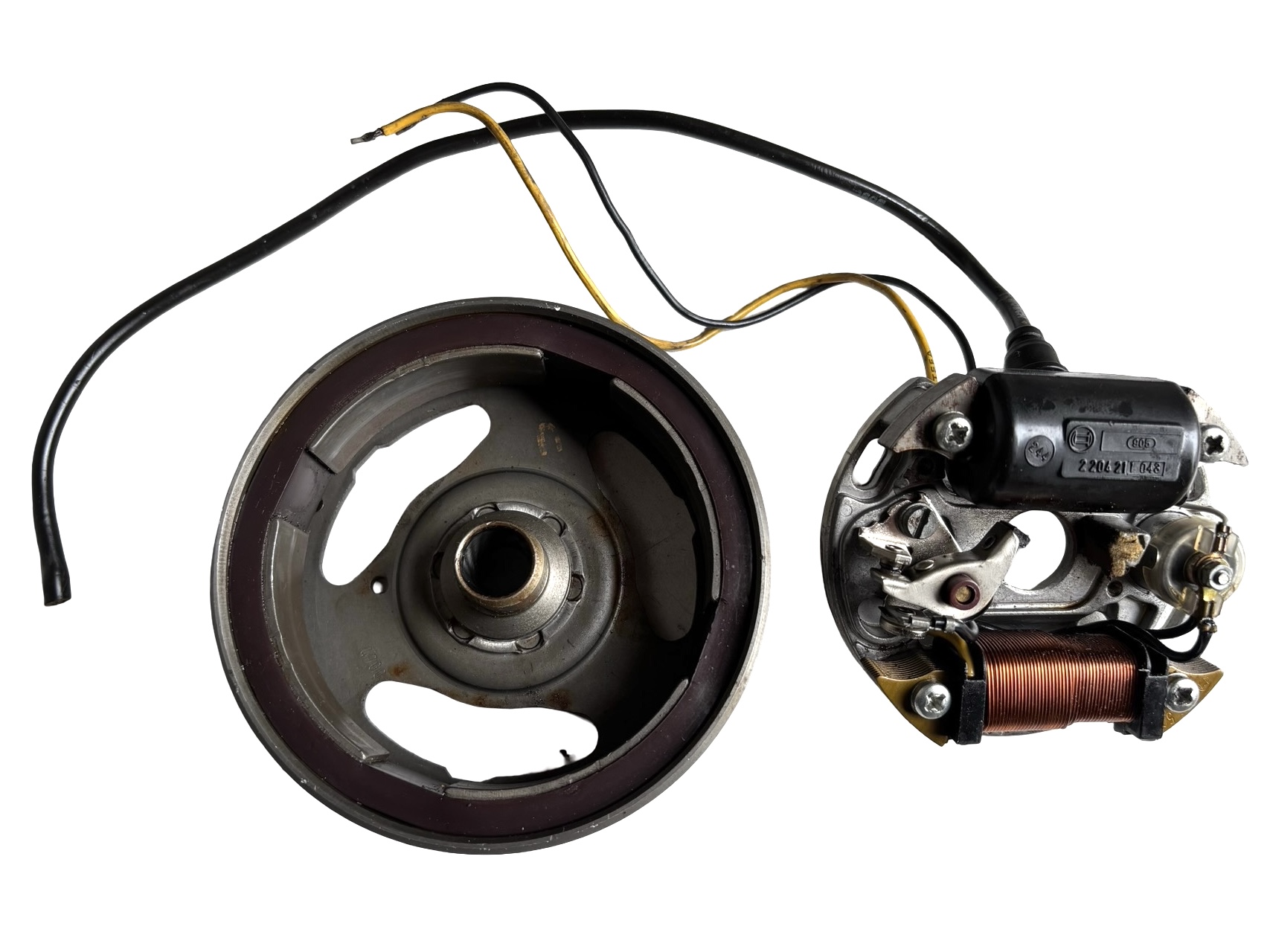 Ontsteking Bosch rechtsdraaiend compleet Origineel! Puch Maxi e50