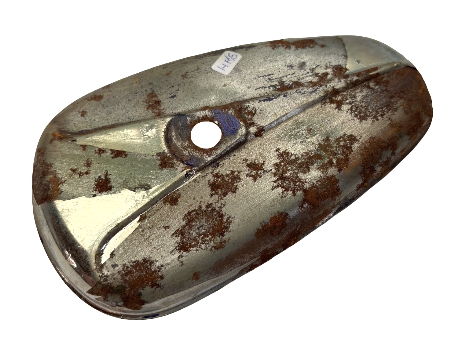 Gereedschapsdeksel Tank Chroom Tomos / Puch MV / MS / VS / DS / Etc