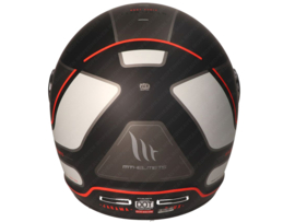 Helm Integraal Retro MT Jarama SV Baux Mat Zwart - Grijs - Zilver