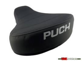 Puch saddle thin version black (PUCH print small)