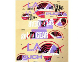 Aufkleber Satz Puch LA Gear