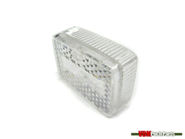 Rear light glass white