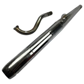 Exhaust RS Cigar chrome 28mm Puch Maxi