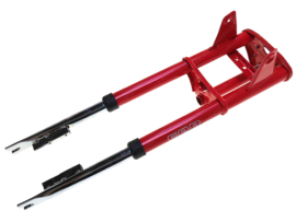 Voorvork EBR als Origineel Rood Puch Maxi