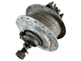 Naaf spaakwiel voorzijde Puch Maxi