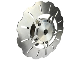 Naaf + Remschijf set Schijfrem - Spaakvelg (EBR Voorvork Hydraulisch) VDMRacing! Puch Maxi