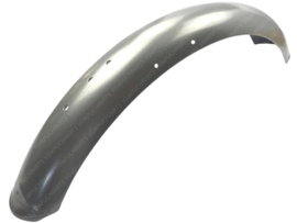 Mudguard front side 17 Inch Luxe Round Silver Powdercoated Puch Maxi S