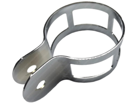 Exhaust clamp Wide Chrome 60mm Universal