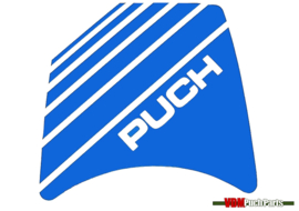 Transfer sticker headlightspoiler blue Puch Maxi S/N