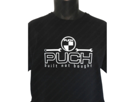 T-Shirt Schwarz Puch Build Not Bought