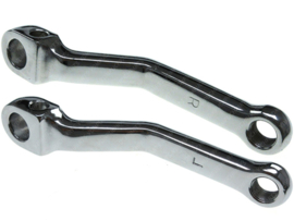 Crank set trapas Chroom Links & Rechts 2-Delig Puch MV / VS / MS