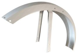 Voorspatbord 17 Inch Hoekig Wit Puch Maxi S / N / P / K