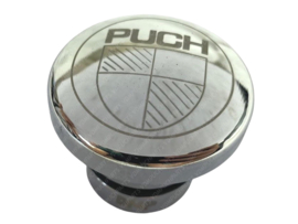 Tankdop 30mm RVS Rond Met Puch Logo Puch Maxi