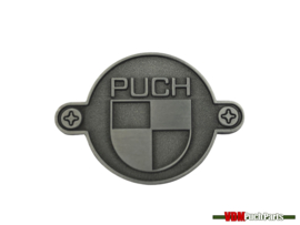 Sticker Puch Logo Round Badge 4x2.8mm RealMetal