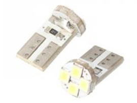 Insteeklamp set T10 Wedge LED Wit 12 Volt 2-Delig Universeel