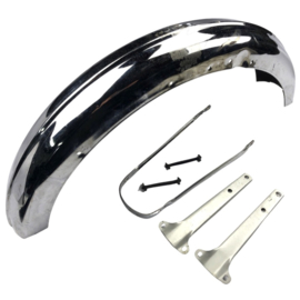 Front mudguard set chrome Puch MV / MS