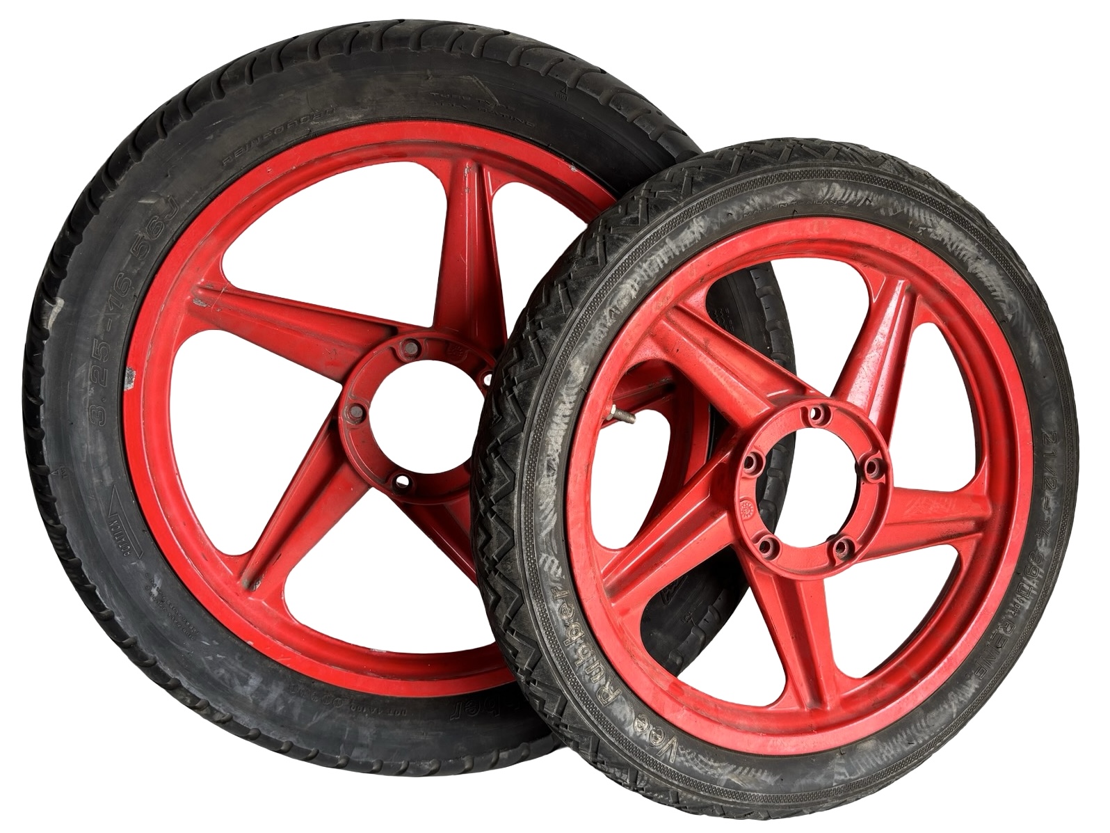 Velgen set 16 x 1.35 / 14 x 1.50 Puch Maxi Radical