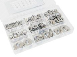 Assortiment set Vlakke Sluitringen RVS DIN 125-1 A 390-Delig