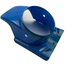 Headlight spoiler round blue Puch Maxi
